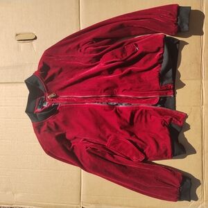 Forever 21 Red Bomber Jacket